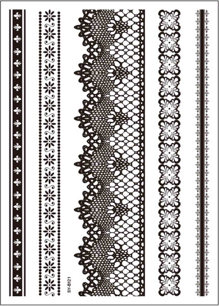 Grote sexy lace neptattoo FST164-Tijdelijke Tattoos - Nep Tatoeage- Tattoo sticker