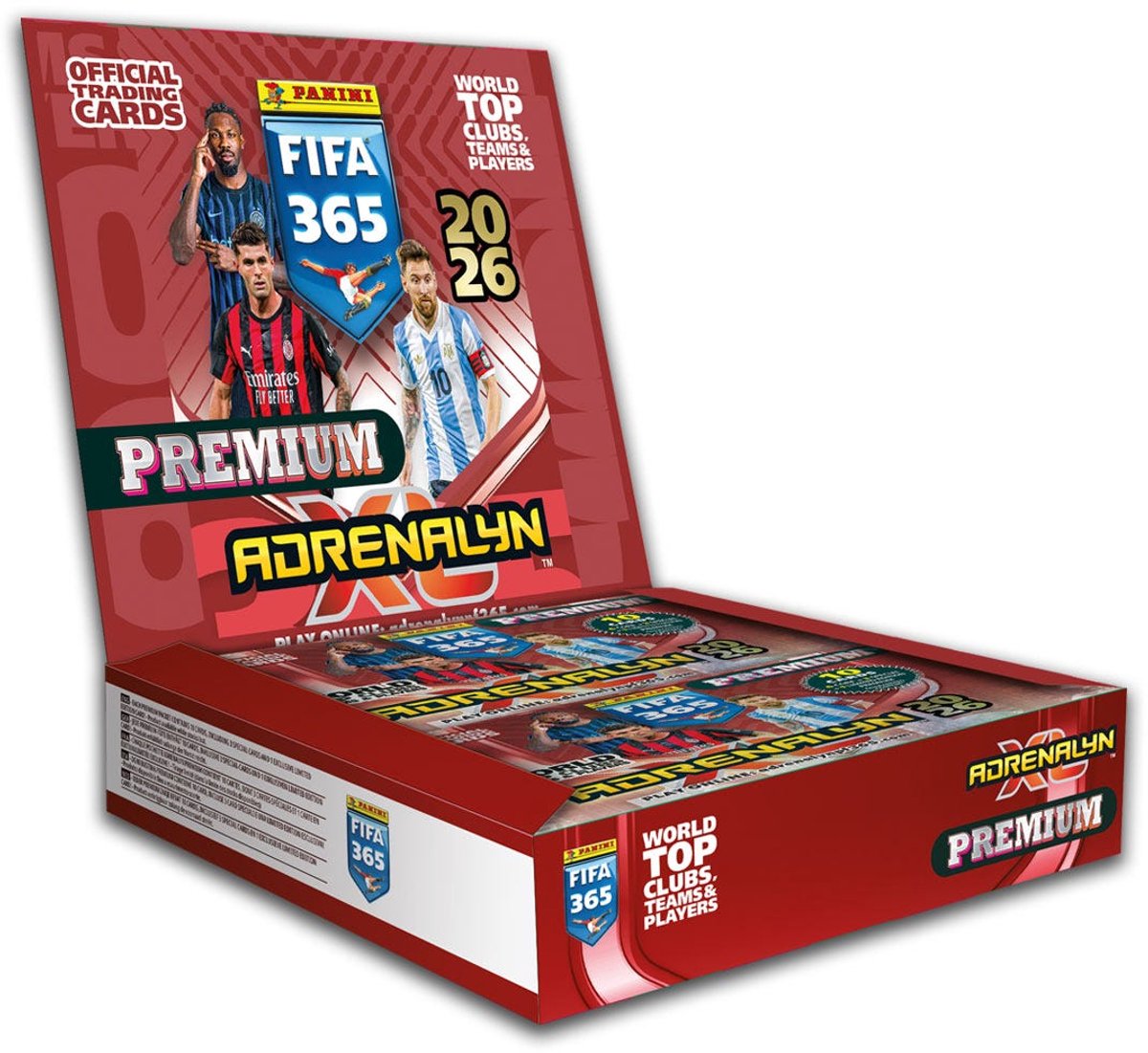 FIFA 365 Adrenalyn XL™ 2026 - Doosje van 10 Zakjes Premium Panini