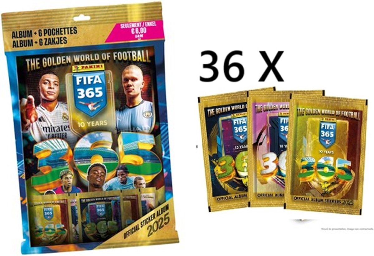 Panini FIFA 365 2025 Sticker Collection - Promo Pack 2