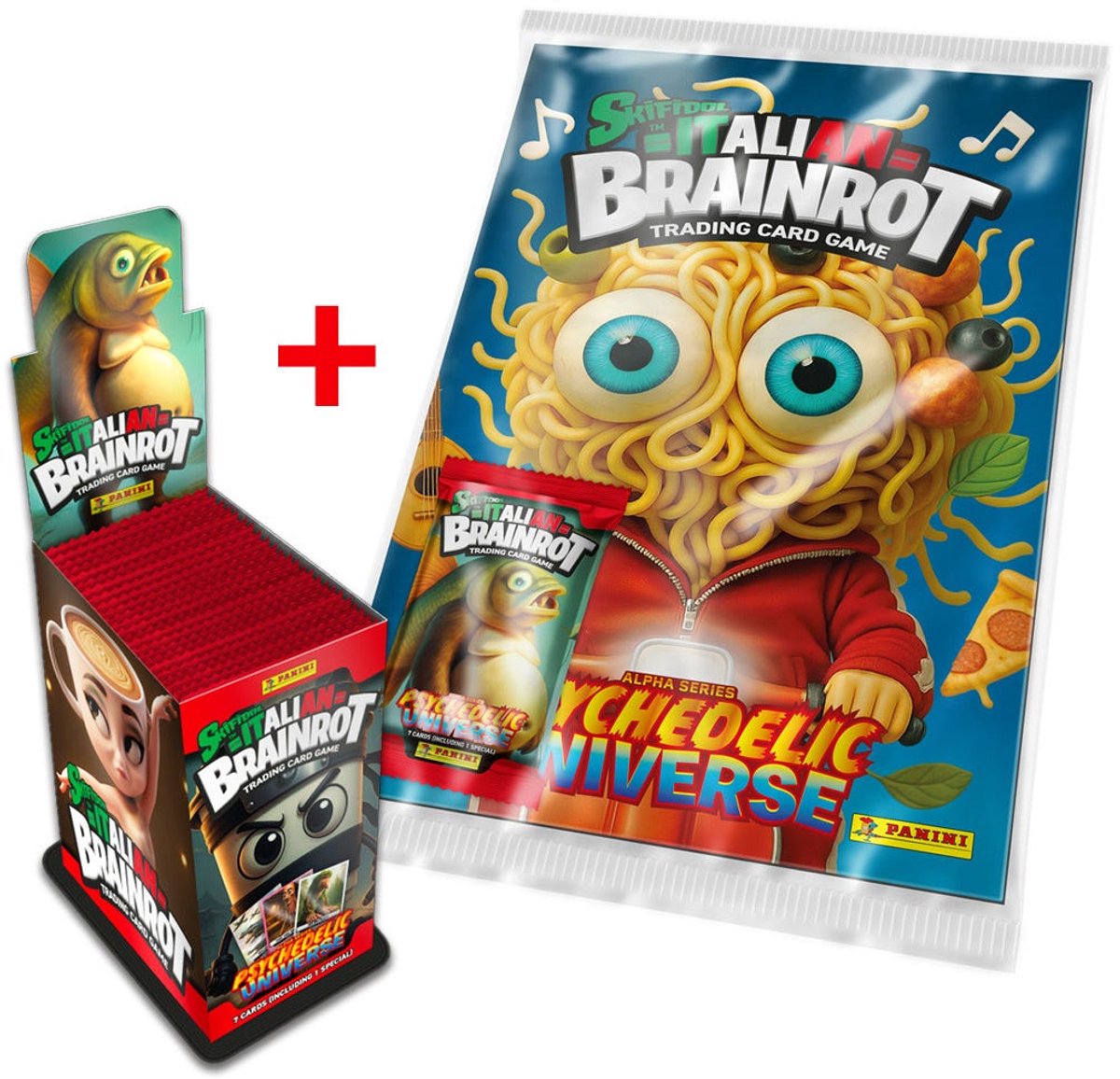Skifidol Italian Brainrot - Promo Pack in het Engels Panini