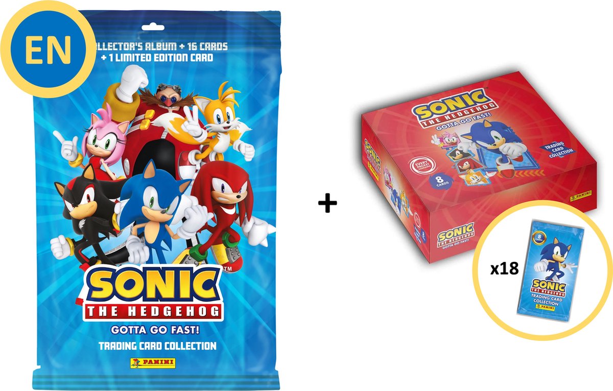 Sonic The Hedgehog Trading Card Collection - Promo Pack Panini
