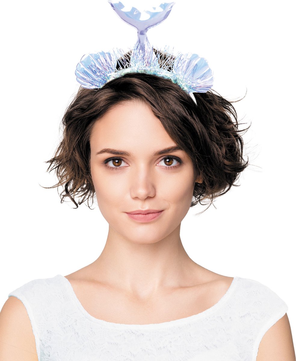 PARTYPRO - Volwassen iriserende zeemeermin hoofdband