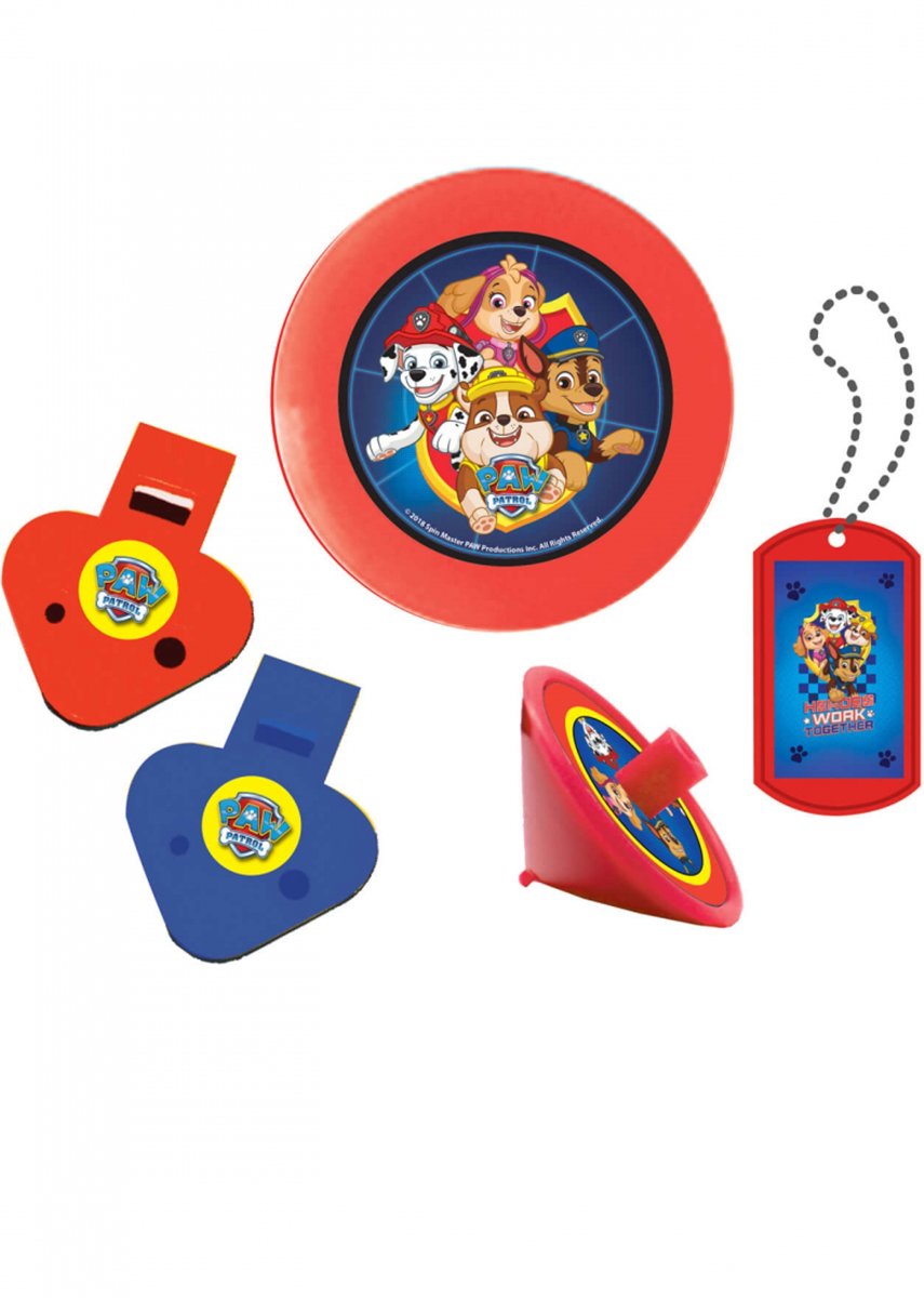 24 kleine Paw Patrol™ speeltjes - Feestdecoratievoorwerp