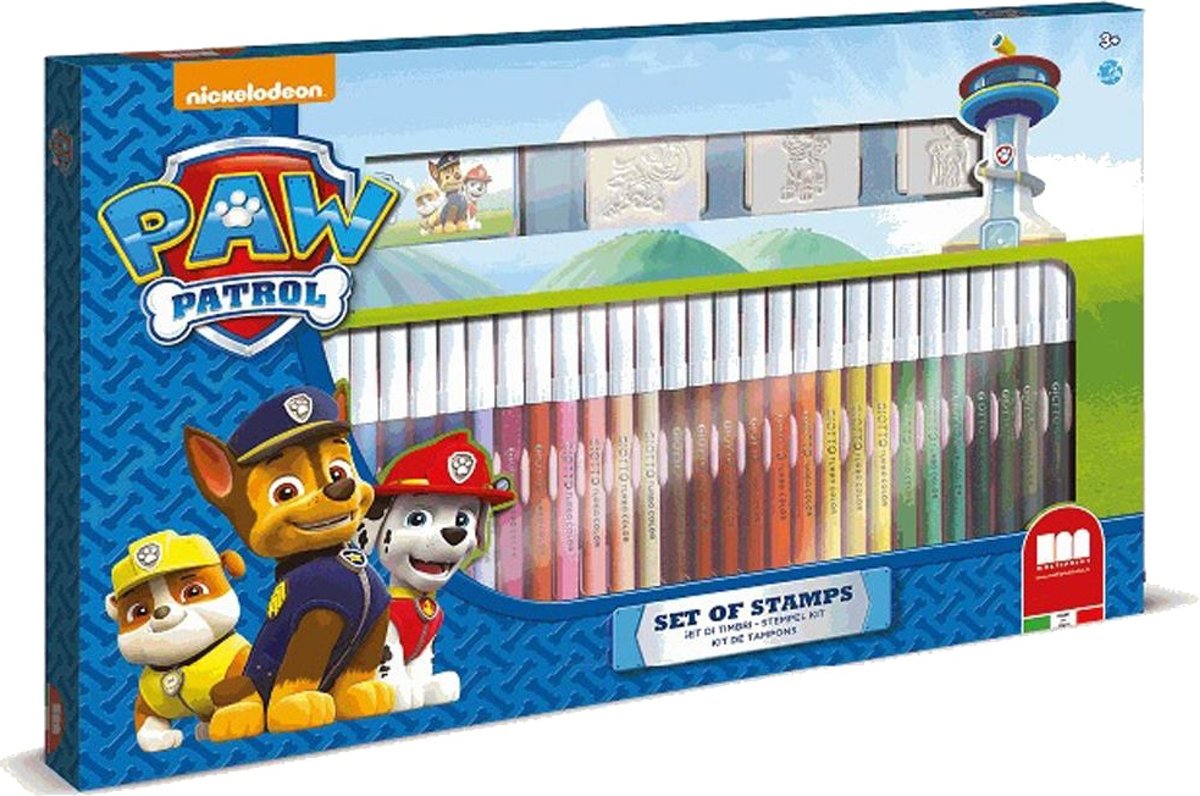 Multiprint Kleurset Paw Patrol 41-delig Blauw