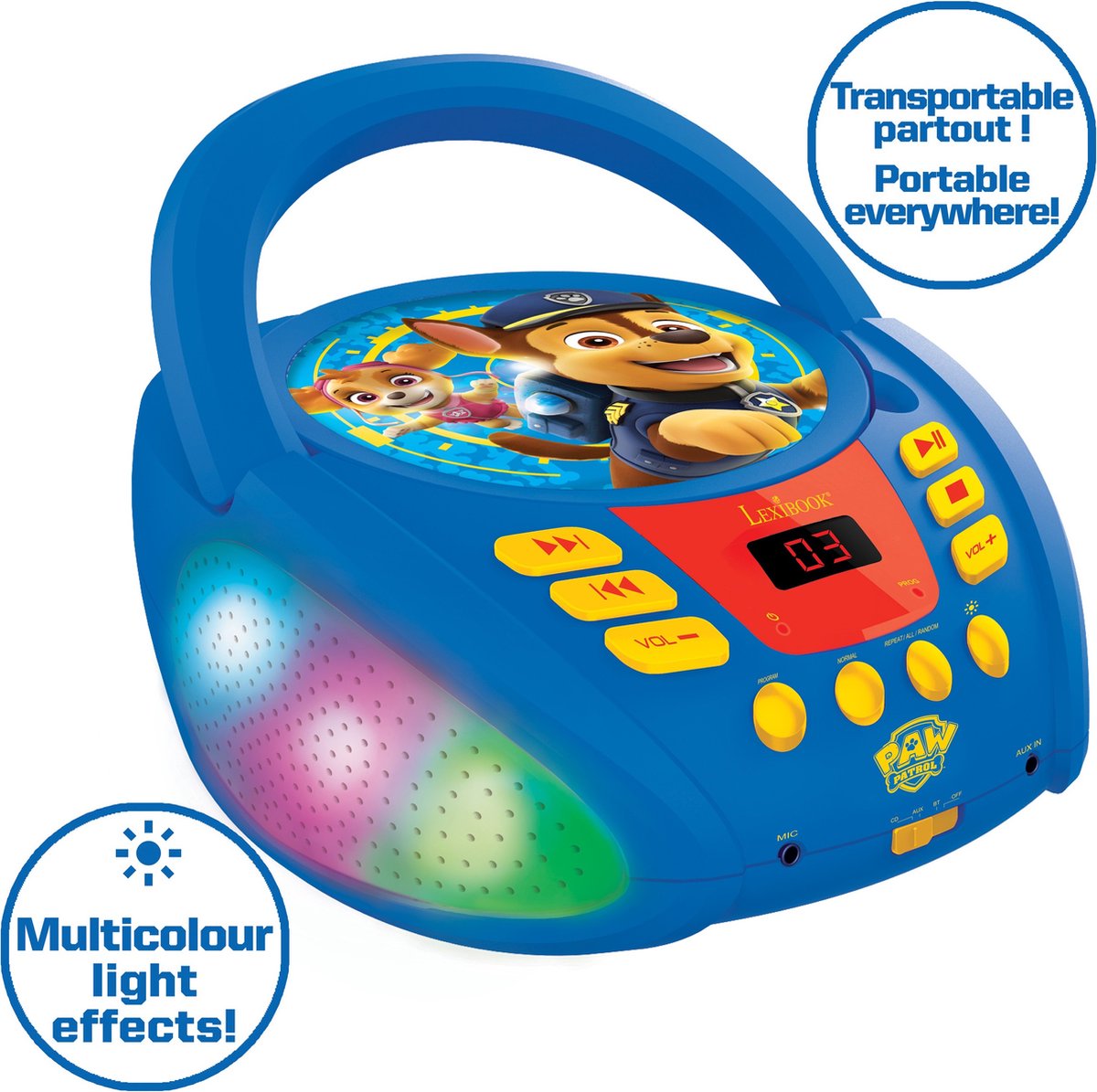 Paw Patrol CD-speler met Bluetooth
