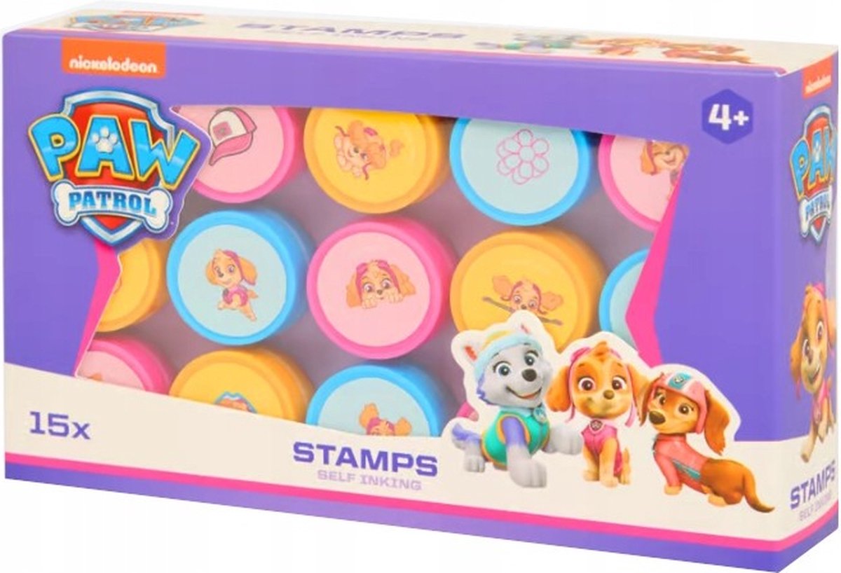 Paw Patrol Skye Stempels 15 Stuks