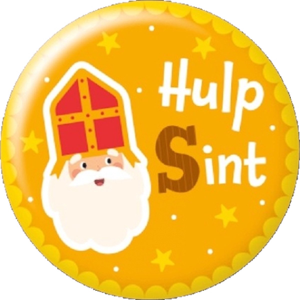 Sinterklaas button Hulpsint