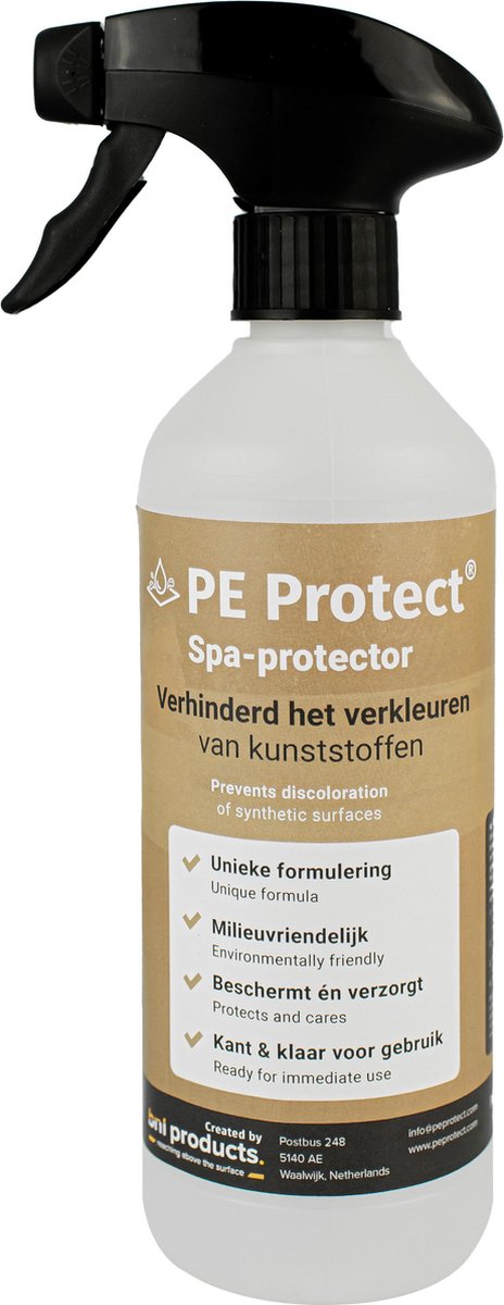 PE Protect Spa-protector - Verhinderd het verkleuren van kunststoffen