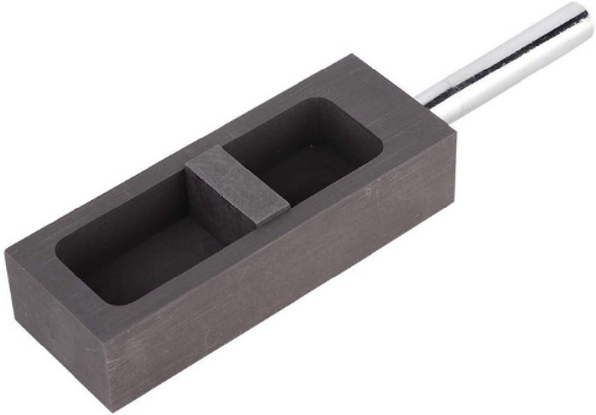 Grafiet Smeltkroes 1Kg - Gietvorm Voor Goud En Zilver - Pure Grafiet Staaf - Hittebestendig - Voor Metaal Gieten En Verfijning