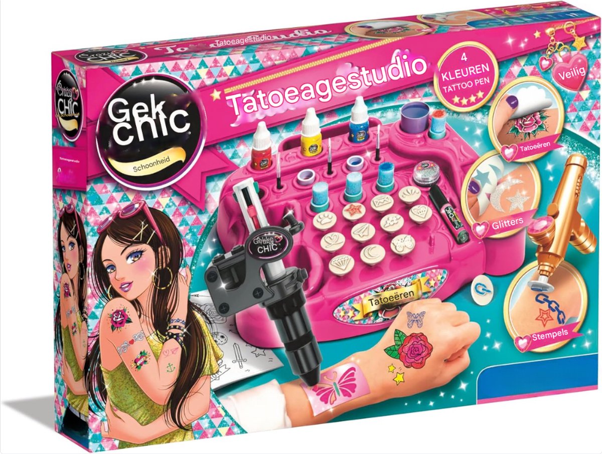 Kleuren en Knutselen Tattoo Studio voor Kinderen van 6-8 Jaar