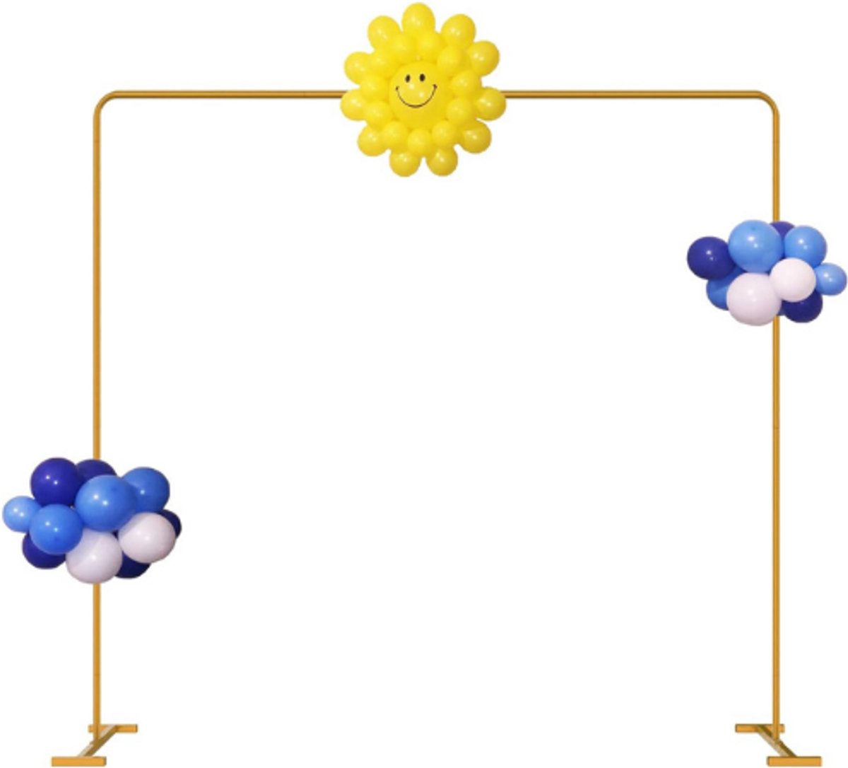 Metalen Vierkante Boog Voor Bruiloft En Feestdecoratie – Standaard Achtergrond Frame Voor Verjaardag, Ceremonie, Babyshower, Afstuderen En Evenementen