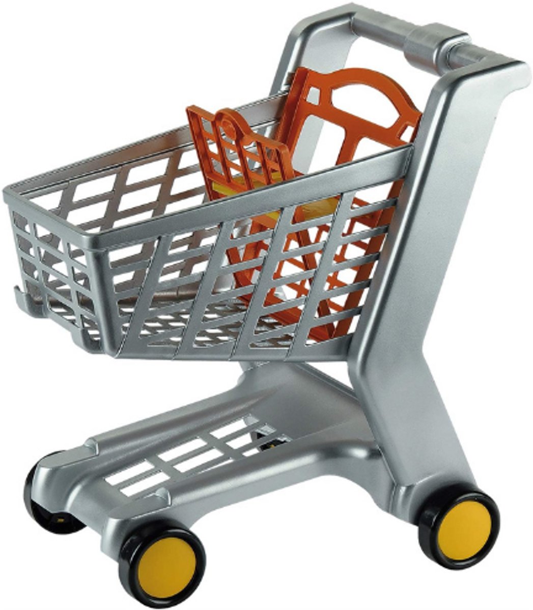 Winkelwagen Met Inklapbaar Zitje Voor Poppen - Gemaakt Van Hoogwaardig Kunststof - Speelgoed Voor Kinderen Vanaf 3 Jaar