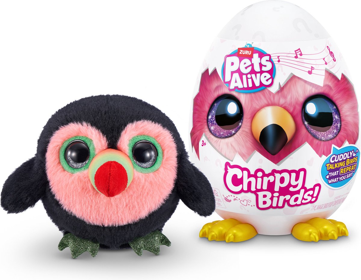 Pets Alive Chirpy Birds - zingende Toekan van ZURU