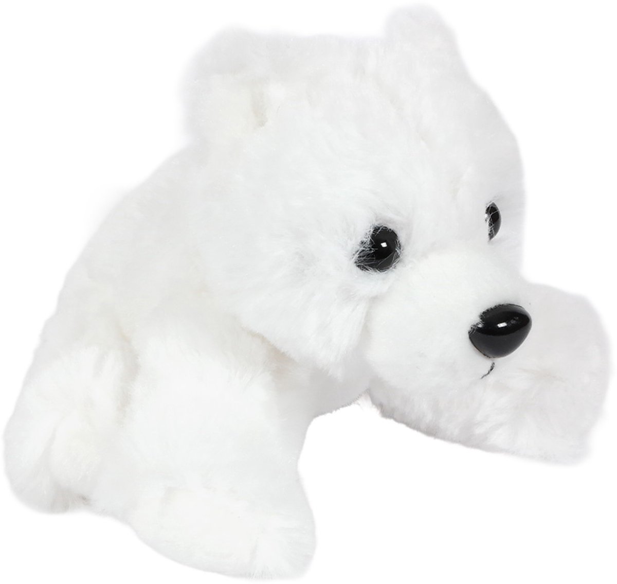PIA Soft Toys - Pluche Knuffelbeer Ijsbeer - 11 cm