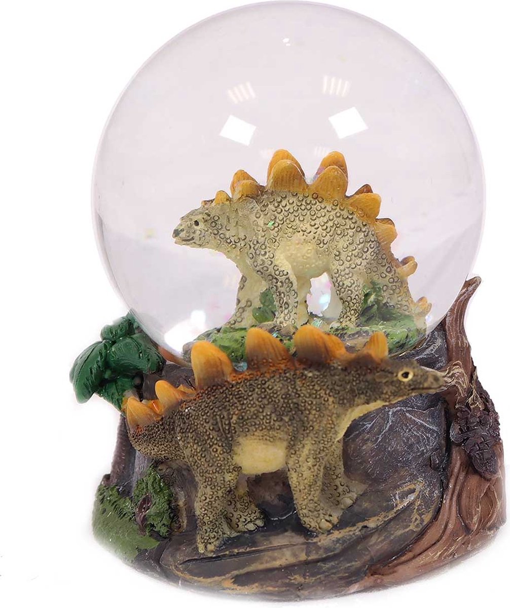 PIA Soft Toys Dino Stegosaurus Waterbal - 65 mm - Snowglobe