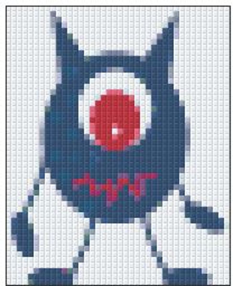PIXELHOBBY MONSTER BLAUW - DST18738060