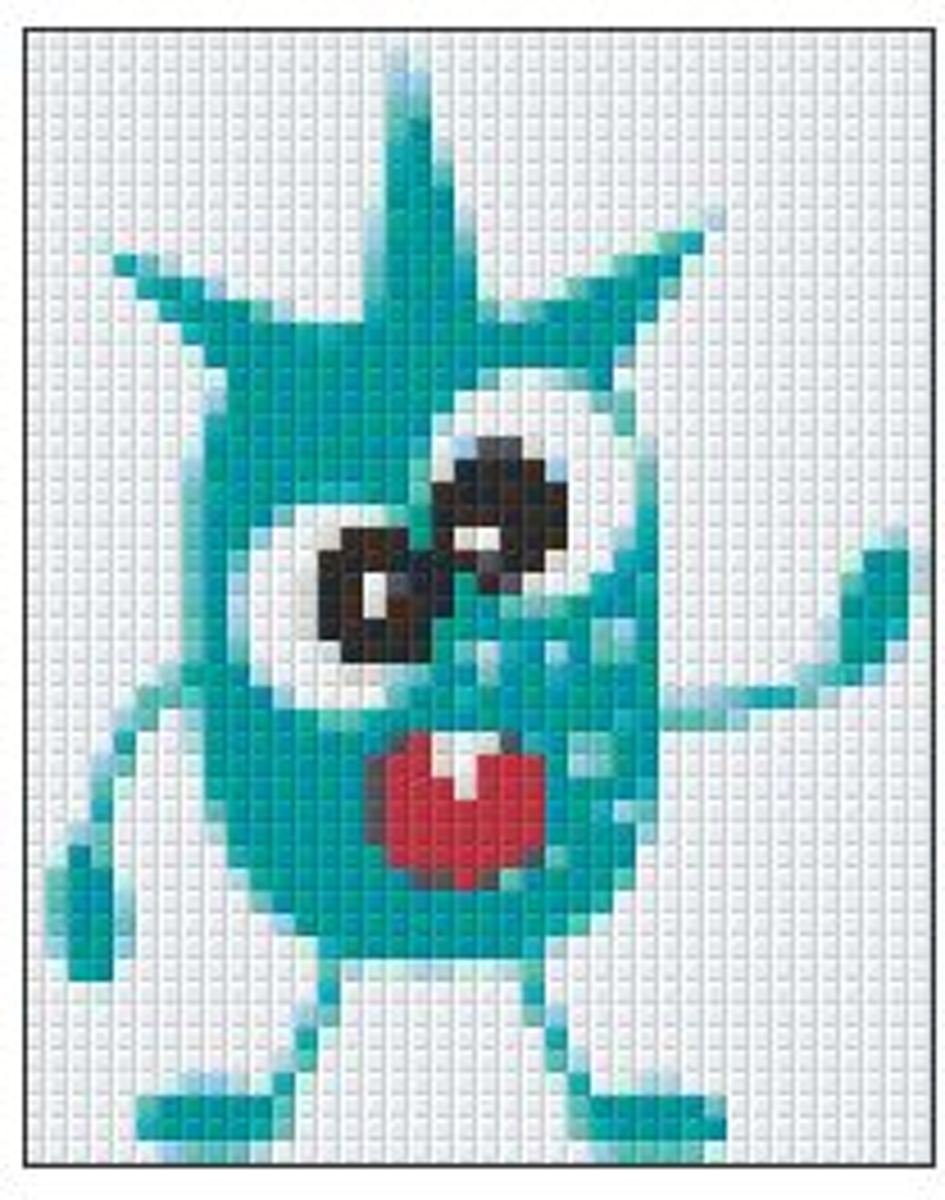 PIXELHOBBY MONSTER BLAUW - DST18738060