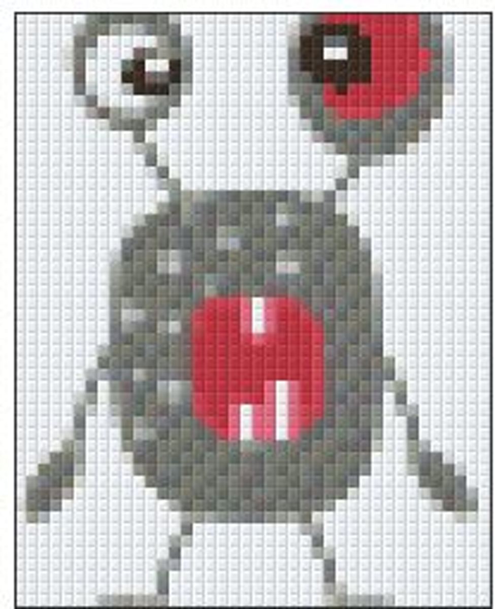 PIXELHOBBY MONSTER GRIJS - DST18738060