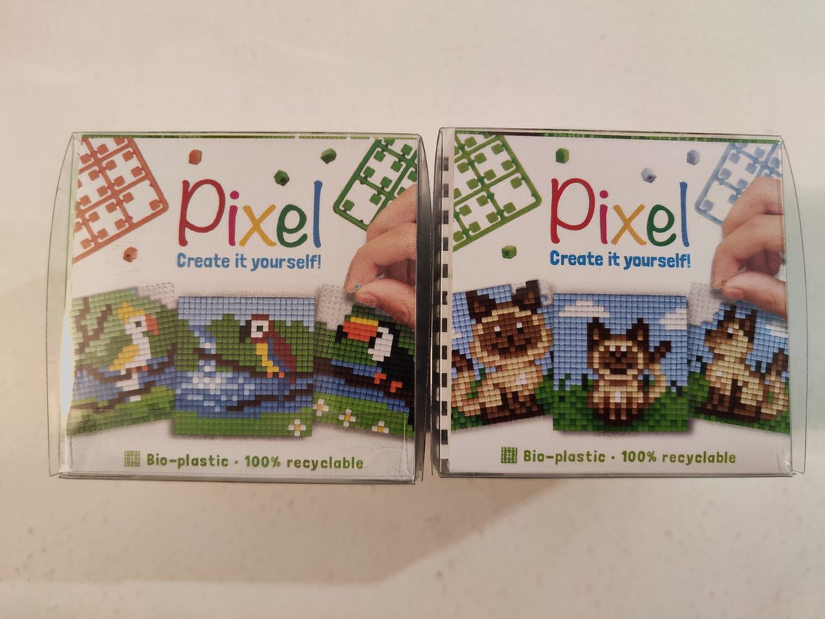 PIXELHOBBY PIXEL SET 2 KUBUS VOGEL/KAT