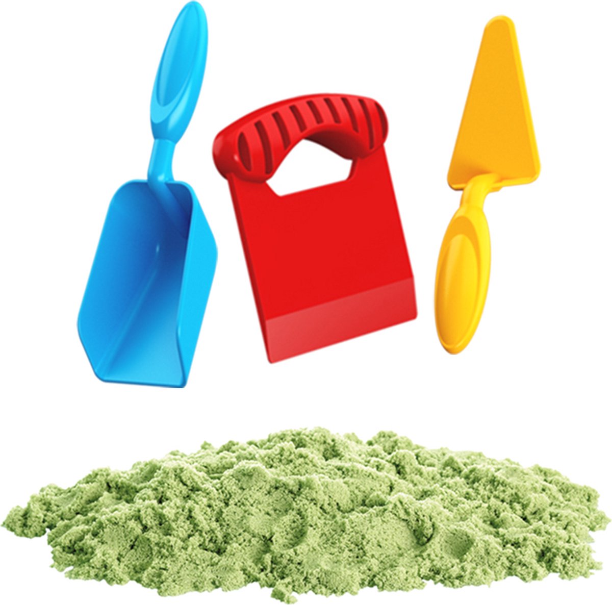 PLAY IT Speelzand 2 KG - Groen & Blauw - Speelzand