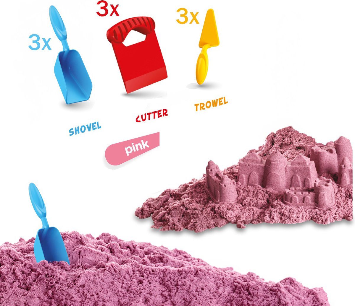 PLAY IT Speelzand 3 KG Roze - Speelzand - Magic Sand