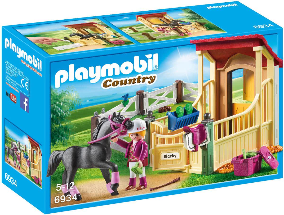 PLAYMOBIL Arabier met paardenbox  - 6934