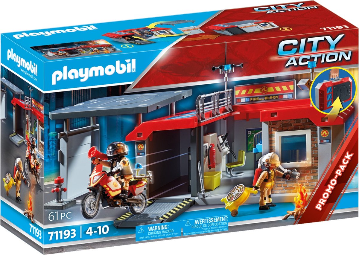 PLAYMOBIL City Action PROMO Brandweerkazerne - 71193