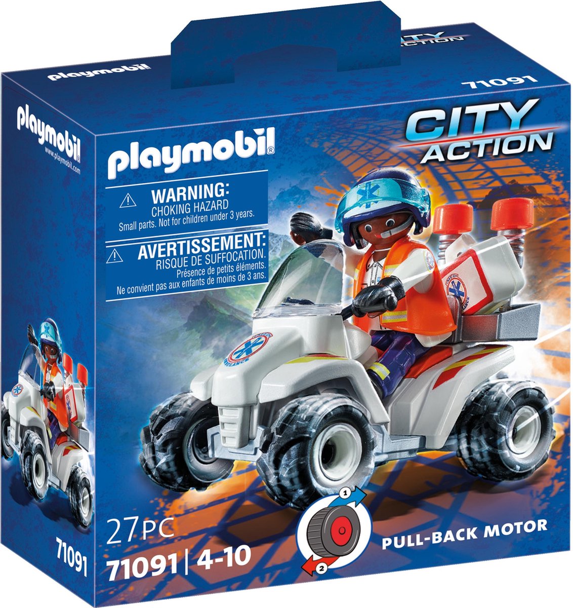 PLAYMOBIL City Action Reddingsdienst - Speed Quad - 71091