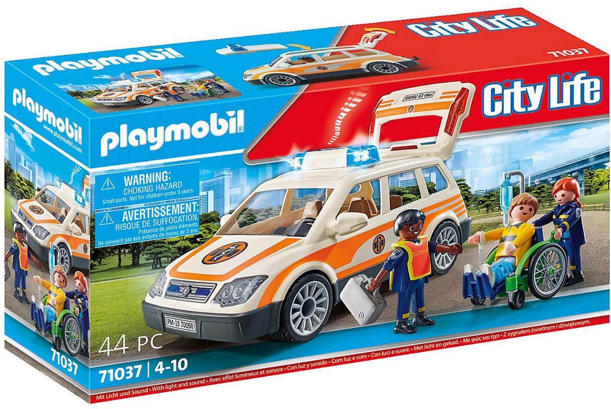 PLAYMOBIL City Life De auto van de noodarts - 71037