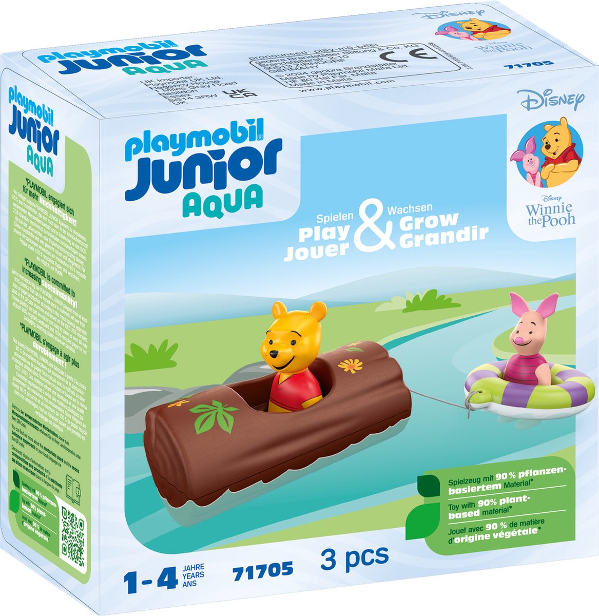 PLAYMOBIL Junior & Disney: Winnies & Knorretjes wateravontuur - 71705