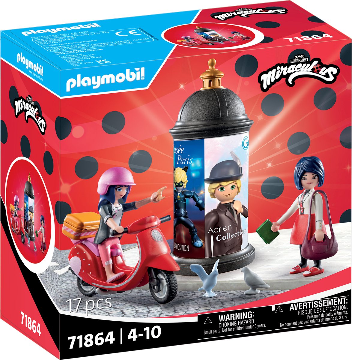 PLAYMOBIL Miraculous: Scooterrit in Parijs 71864