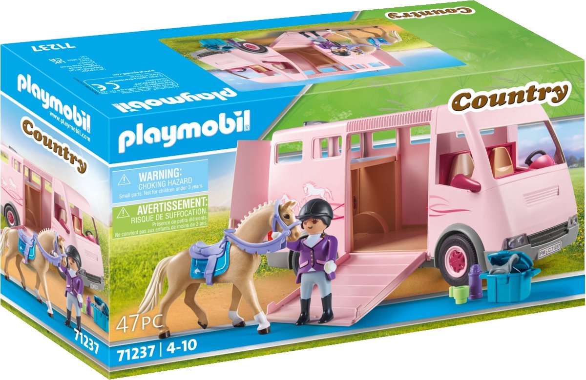 PLAYMOBIL Paardentransportwagen - 71237