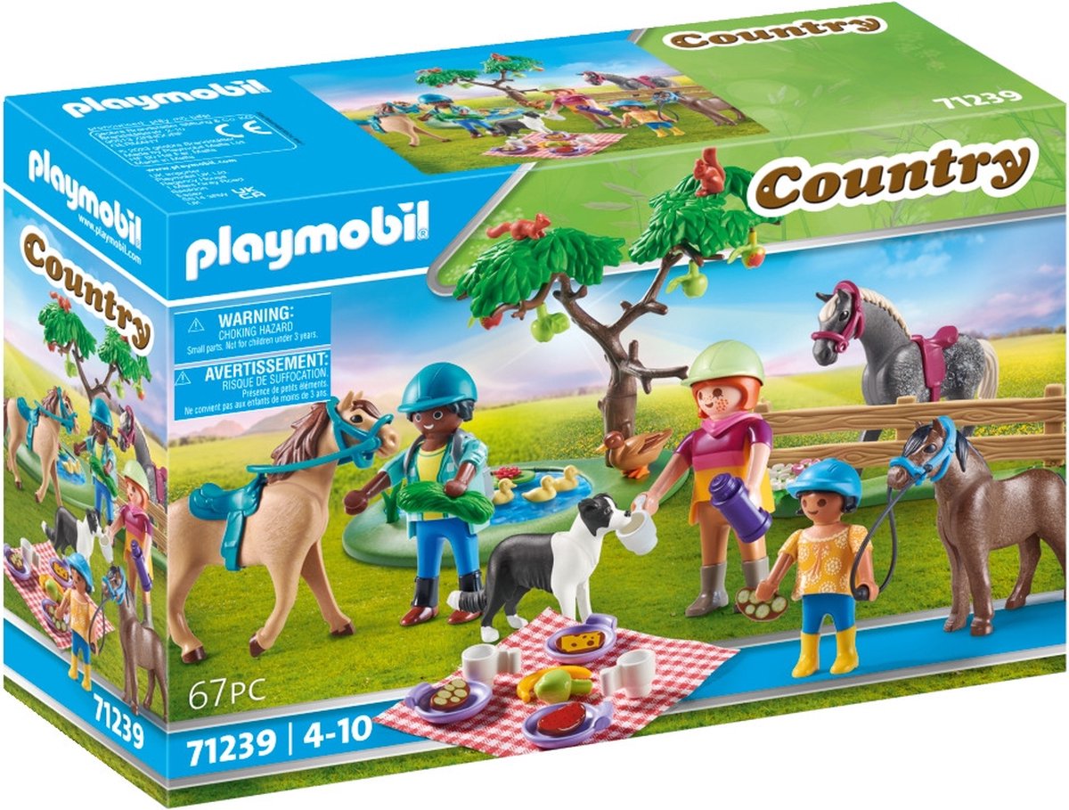 PLAYMOBIL Picknick excursie met paarden - 71239