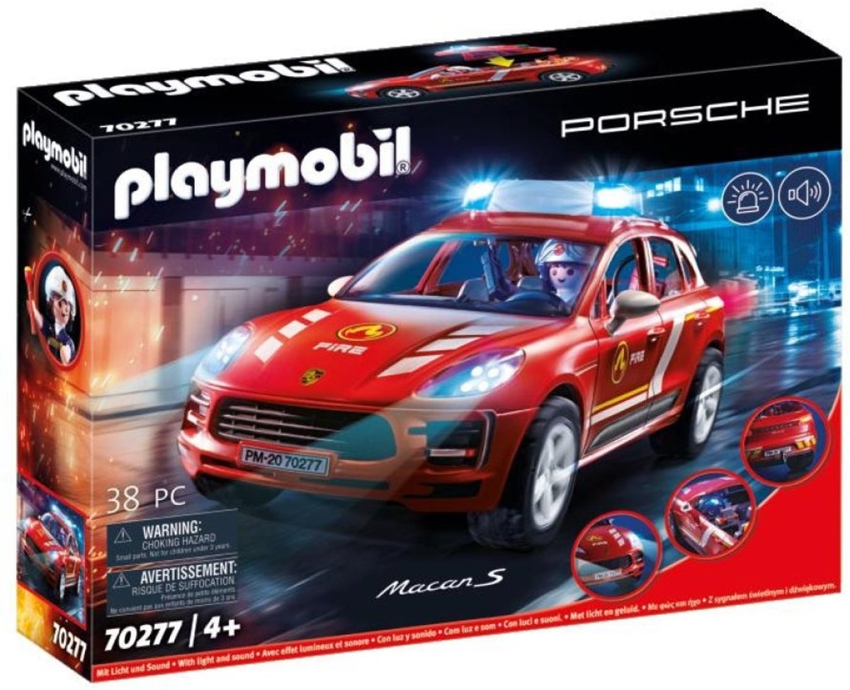 PLAYMOBIL Porsche Macan S Brandweer - 70277