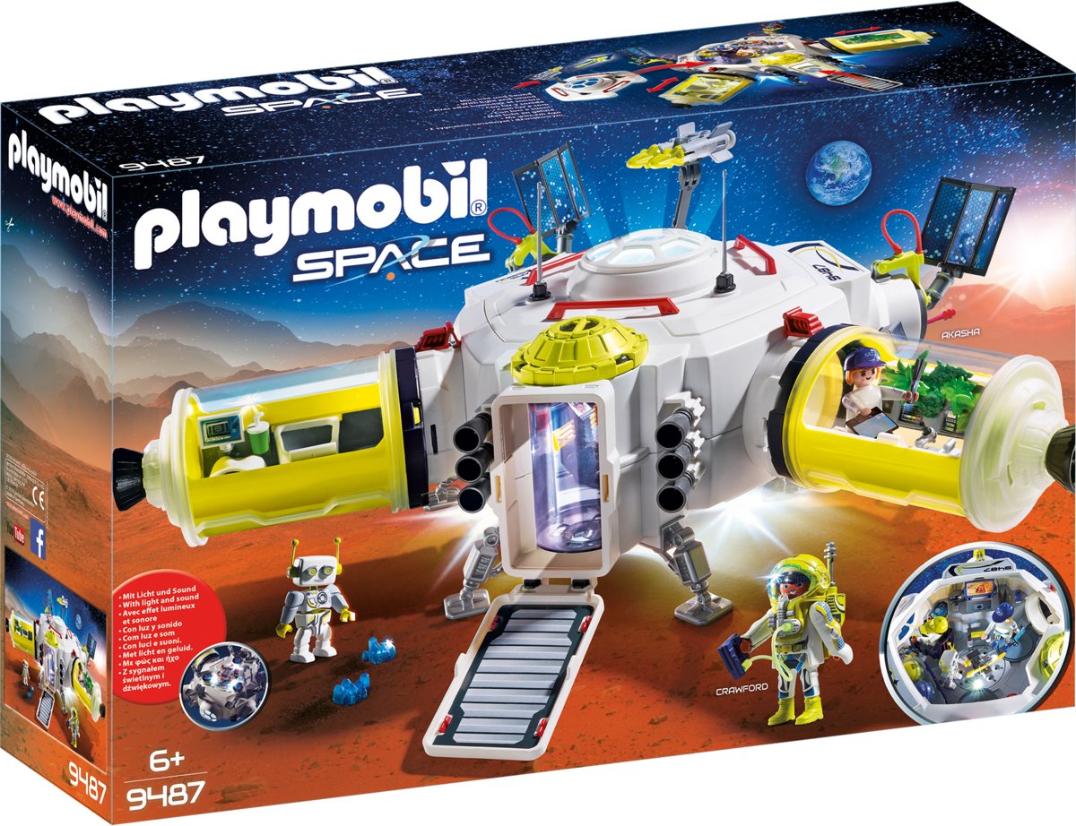 PLAYMOBIL Ruimtestation op Mars - 9487