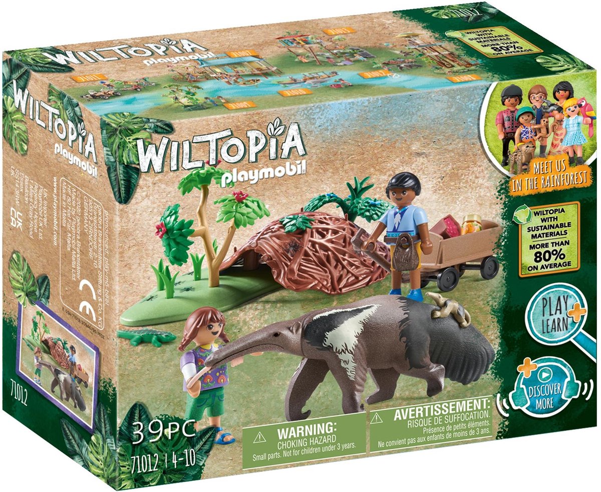 PLAYMOBIL Wiltopia Miereneter verzorging - 71012