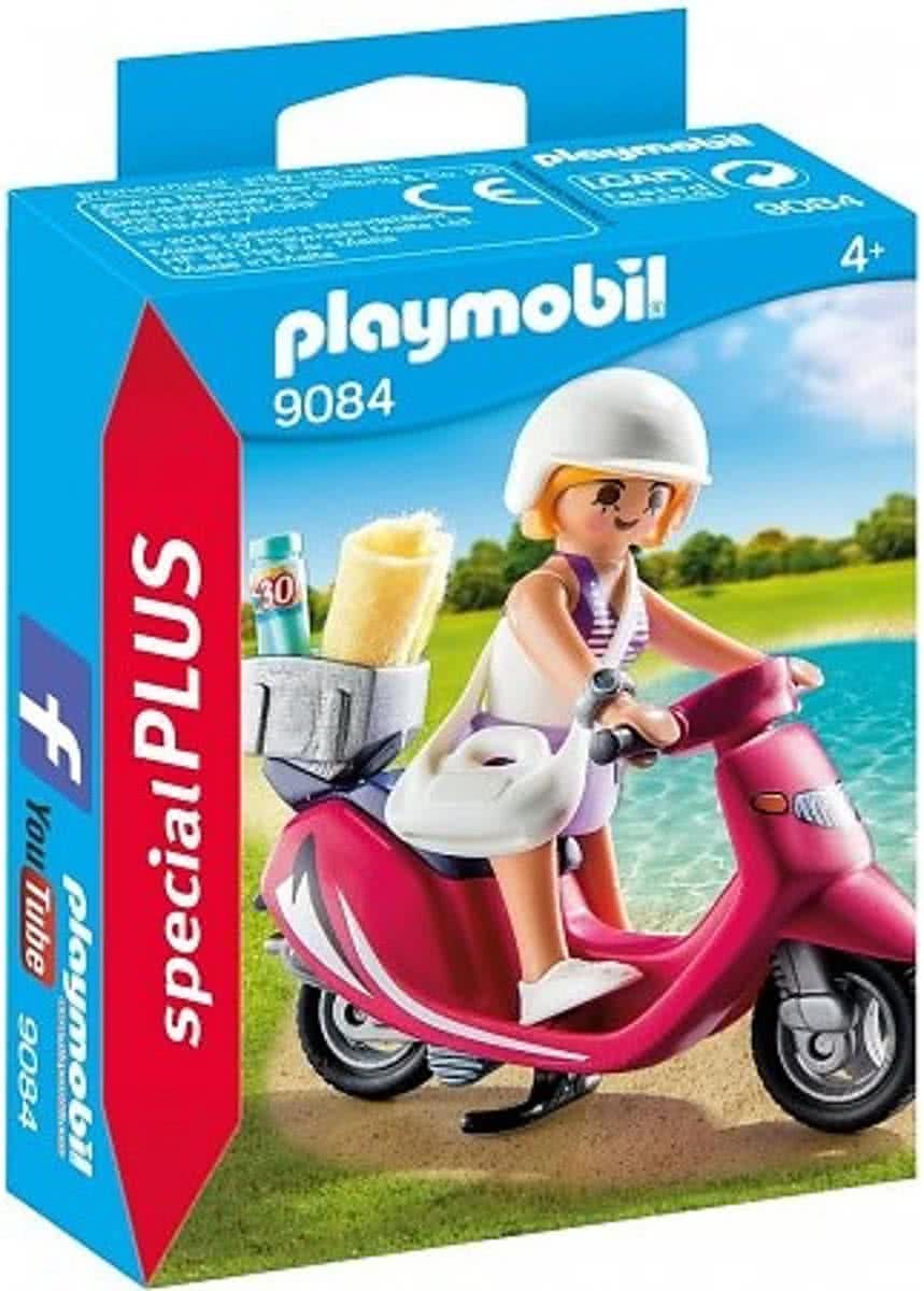 PLAYMOBIL Zomers meisje met scooter  - 9084