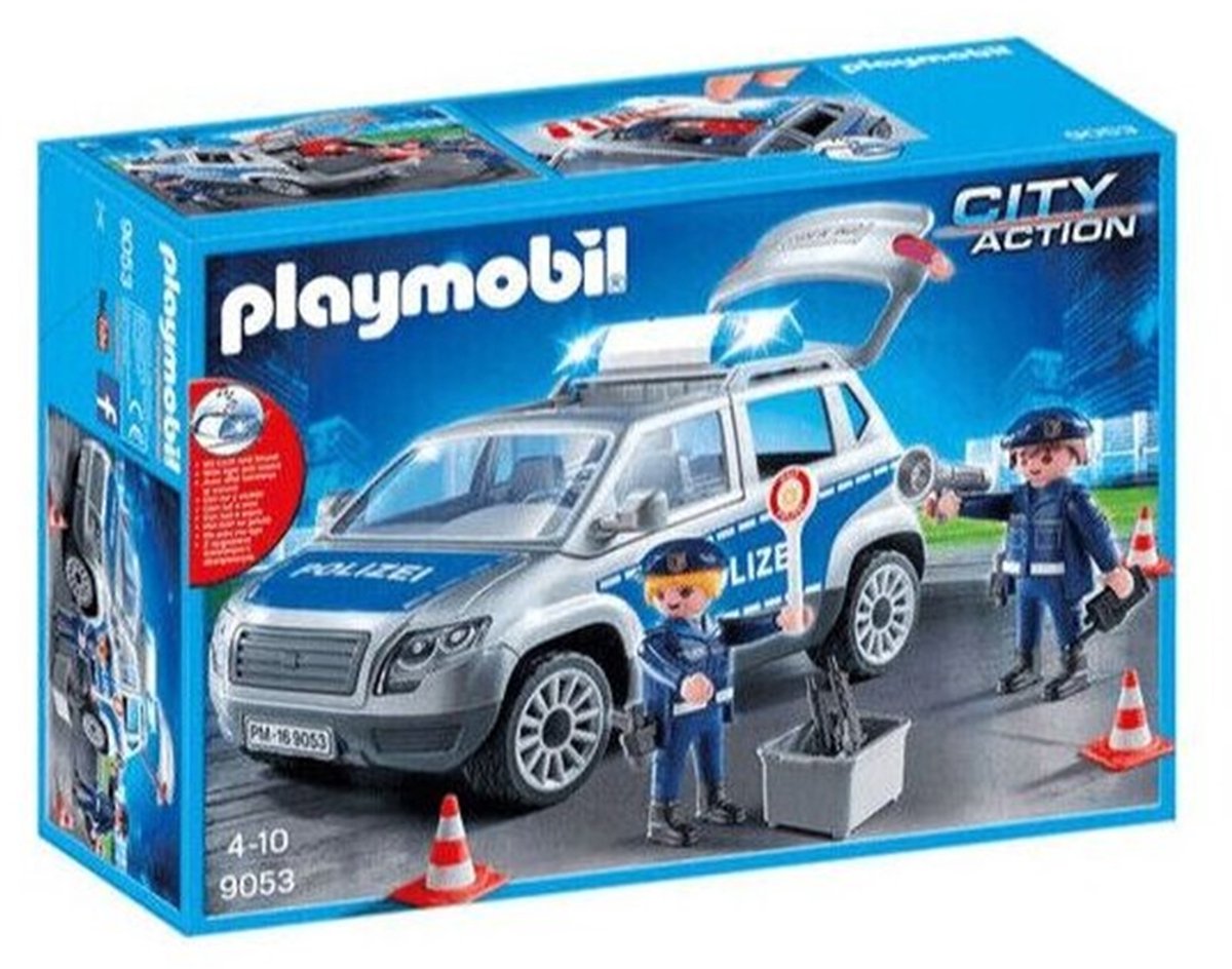 PLAYMOBIL® Off-roadvoertuig van de politie met licht en geluid - P-9053