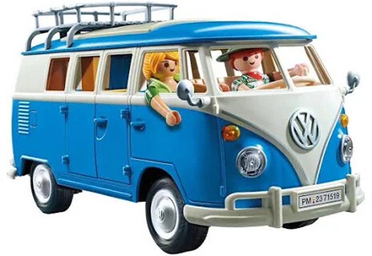 PLAYMOBIL® VW T1 Campingbus blauw - P-71519