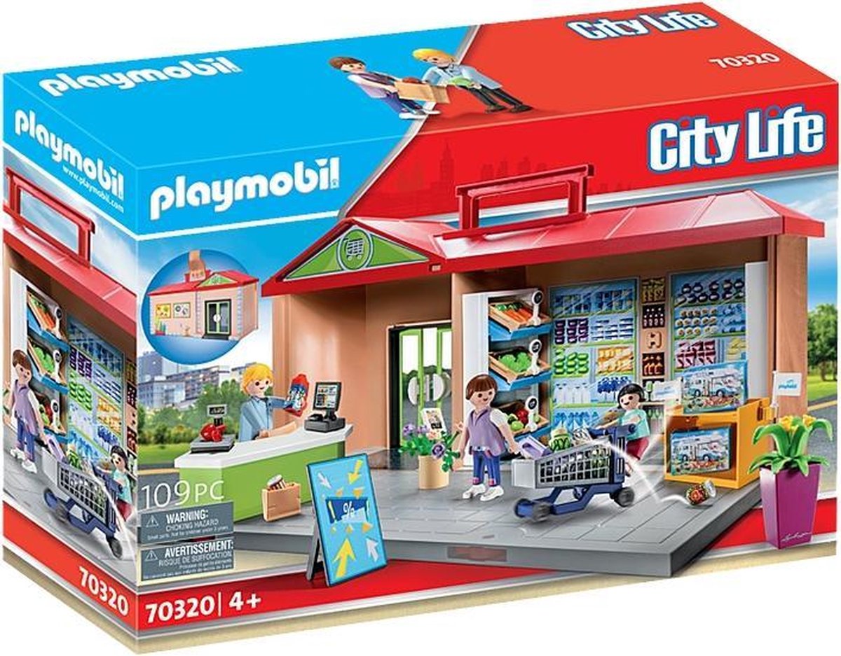 Playmobil - Take Along Grocery Store (70320)