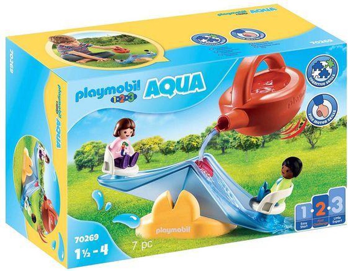 Playset 1,2,3 Water Rocker with Sprinkler Playmobil 70269 ( 7 pcs)
