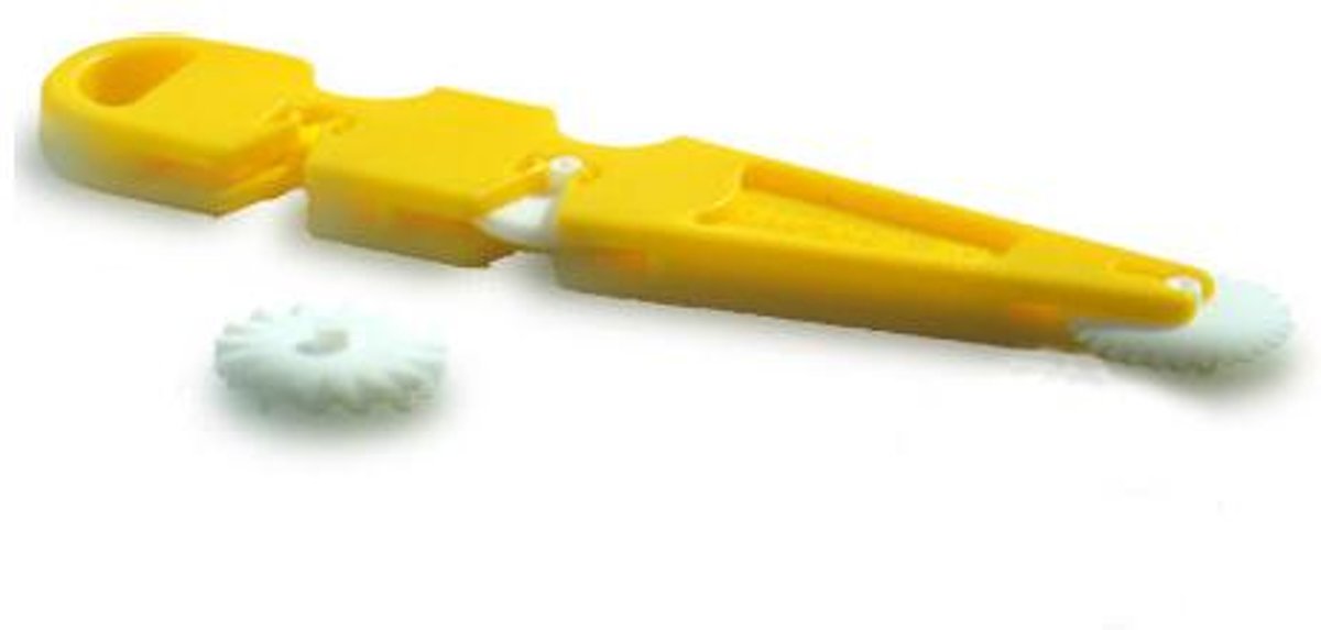 Modelleer gereedschap - patroonroller met 3 wieltjes - design wheeler - PME Arts&Crafts