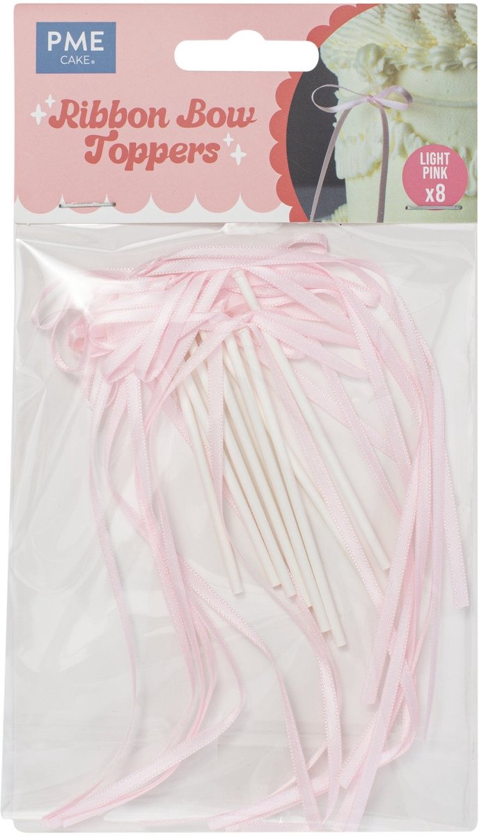 PME Strik Toppers Lichtroze pk/8