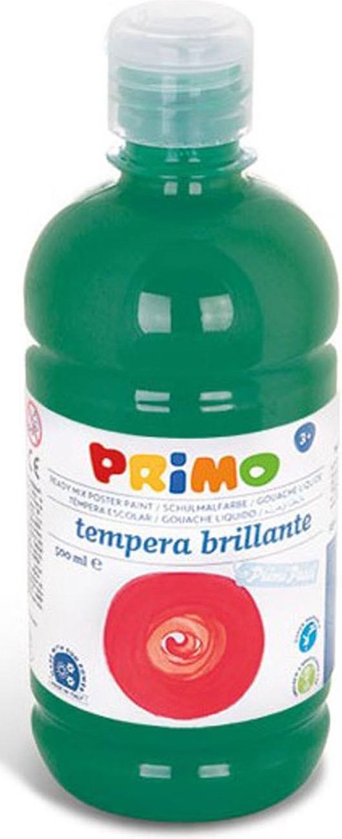 Primo Plakkaatverf Tempera 500 Ml Donkergroen