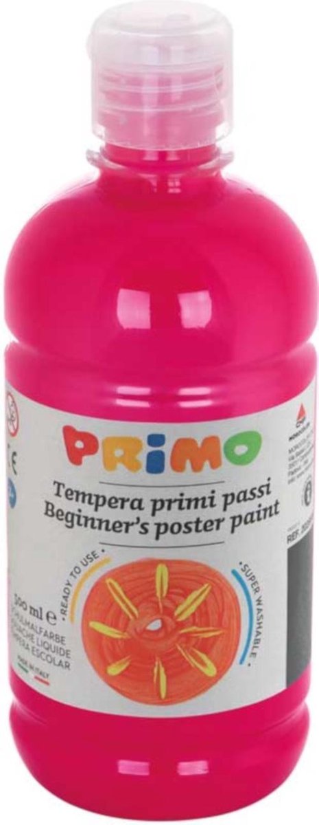 Primo Plakkaatverf Tempera 500 Ml Magenta