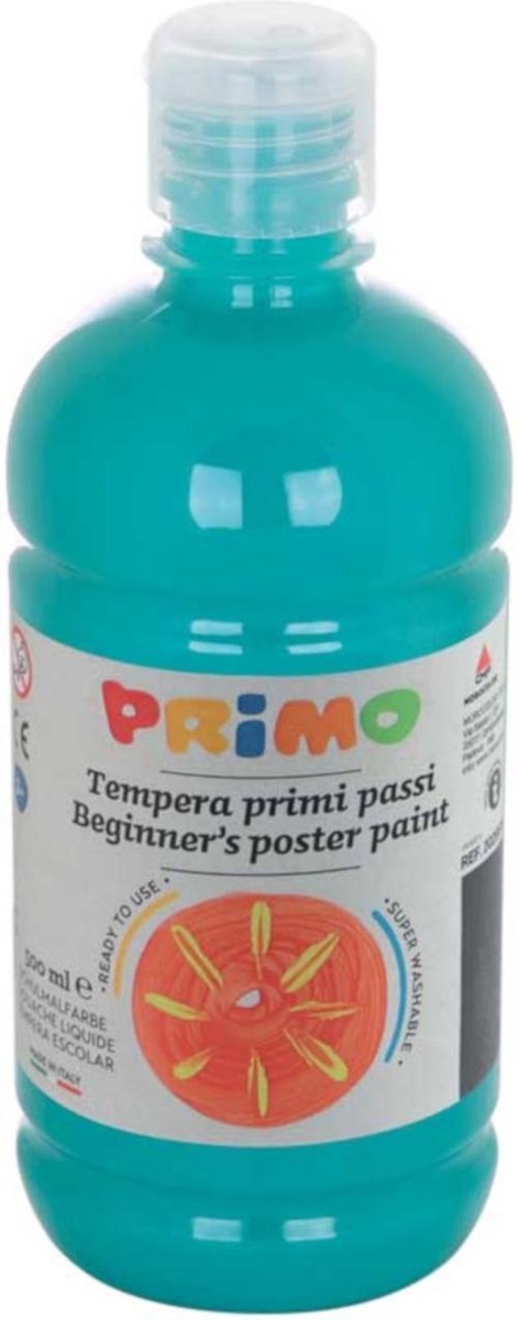 Primo Plakkaatverf Tempera 500 Ml Turquoise