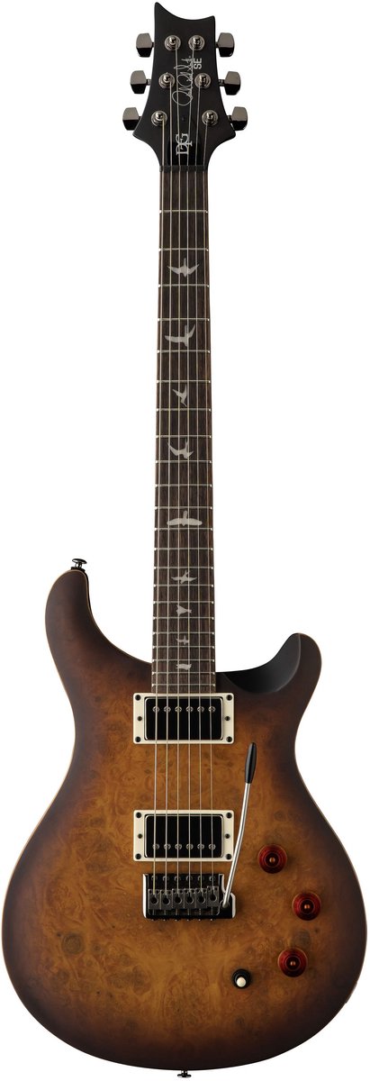 PRS SE Exotic DGT Laurel Burl LTD McCarty Tobacco Burst - Elektrische gitaar
