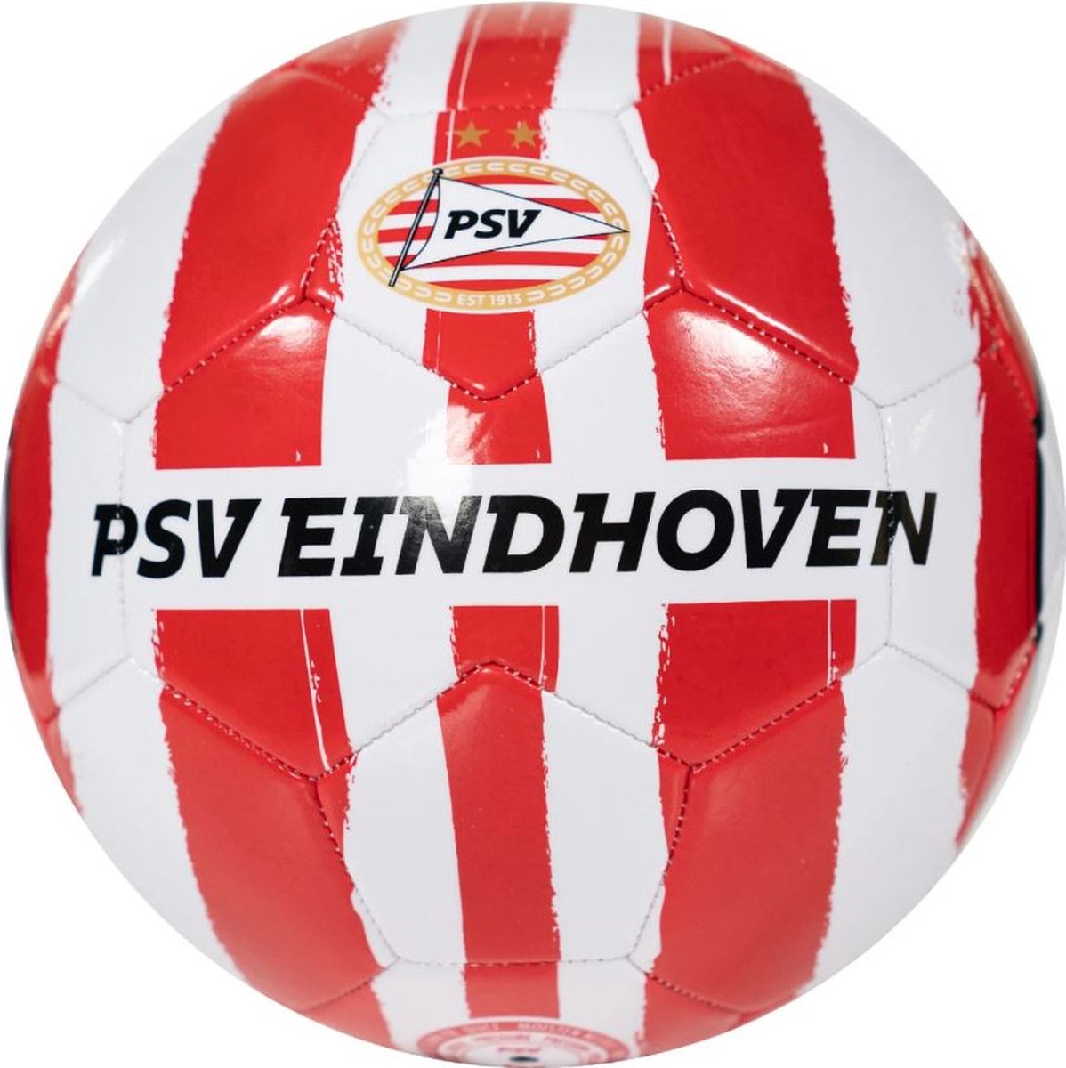 PSV Voetbal Eindhoven Rood Wit Gestreept maat 5
