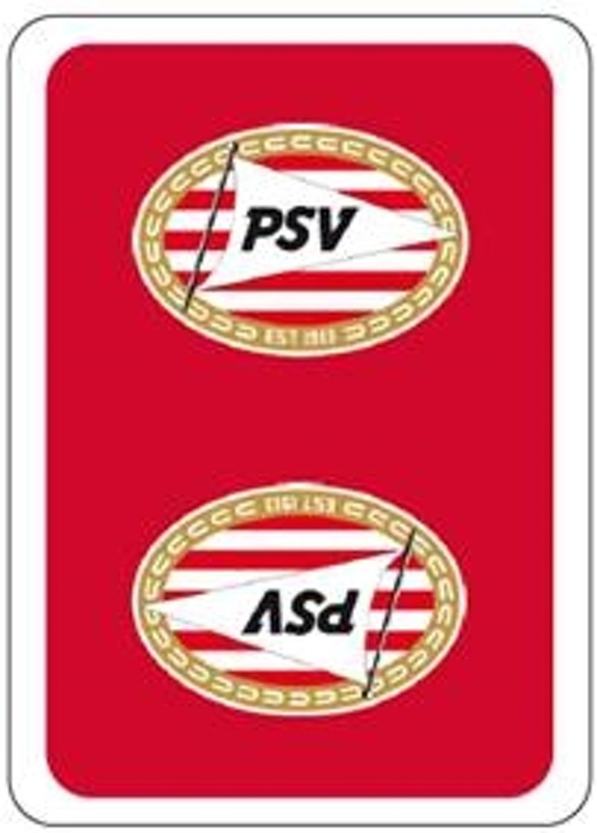 Speelkaarten - PSV: rood