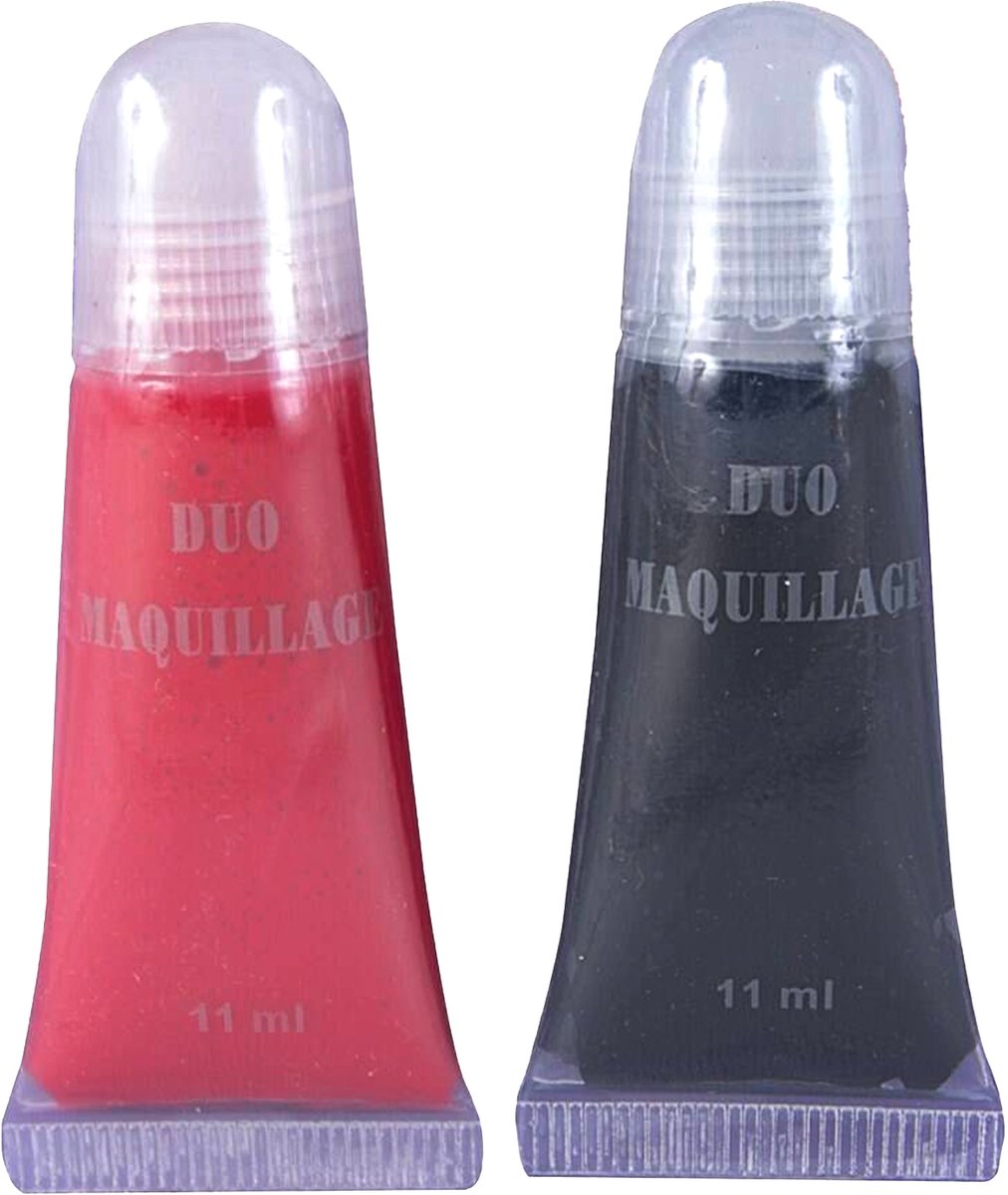 PTIT CLOWN - Duo make-up rood en zwart
